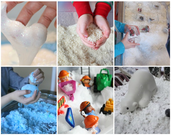 WINTER SENSORY SNOW ACTIVITIES